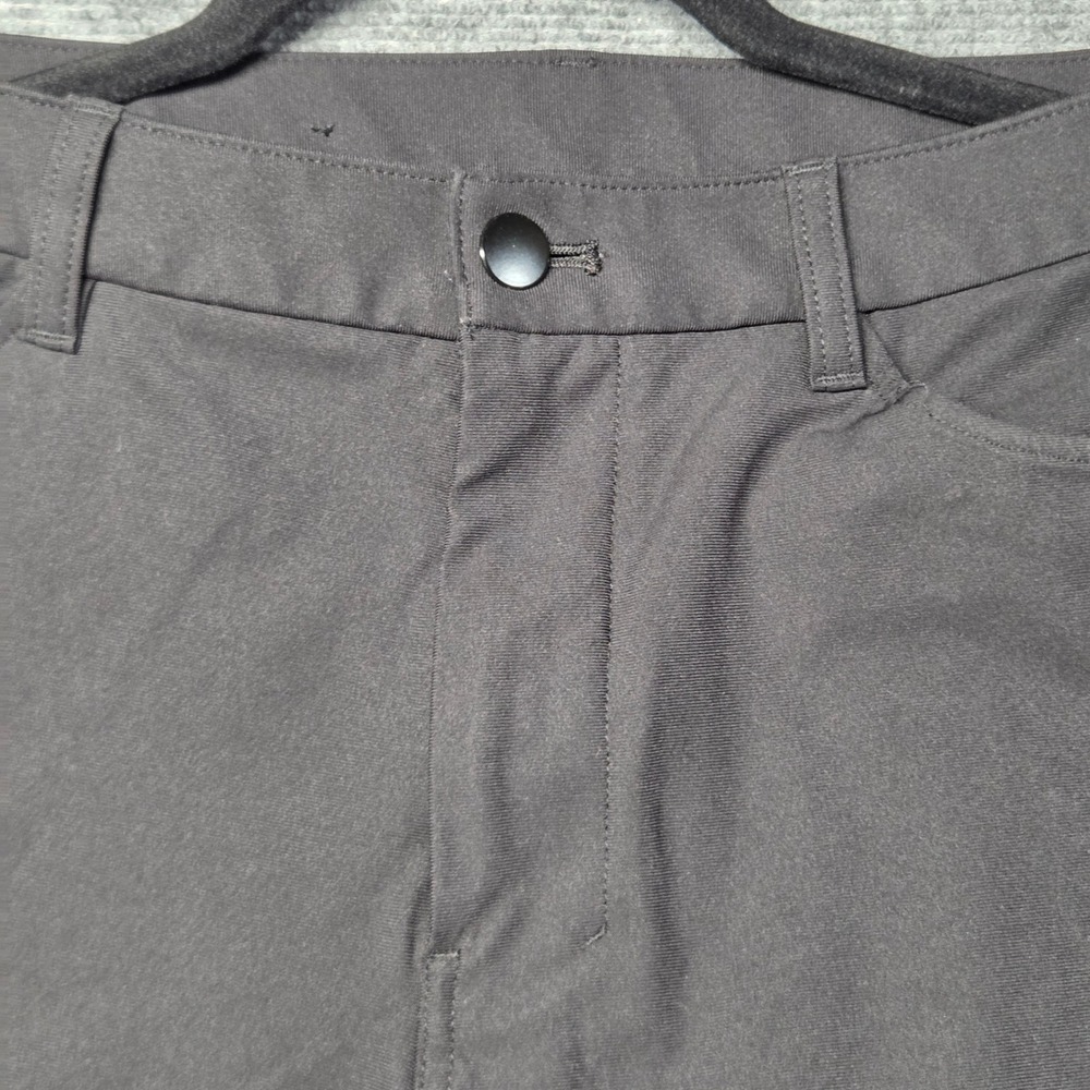 Lululemon Commission Pant Classic 32 Black Charcoal LM5AQMT.0 Mens Pants 32x32 - Picture 5 of 16